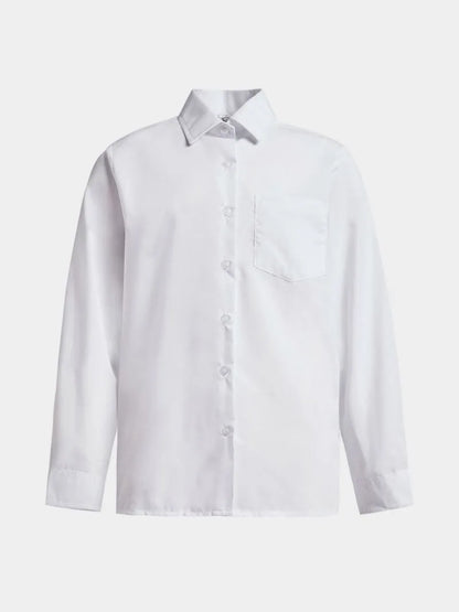White Long Sleeve School Shirt (Boys/Girls)