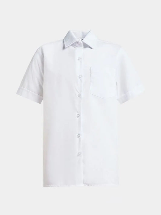 White Short Sleeve School Shirt (Boys/Girls)