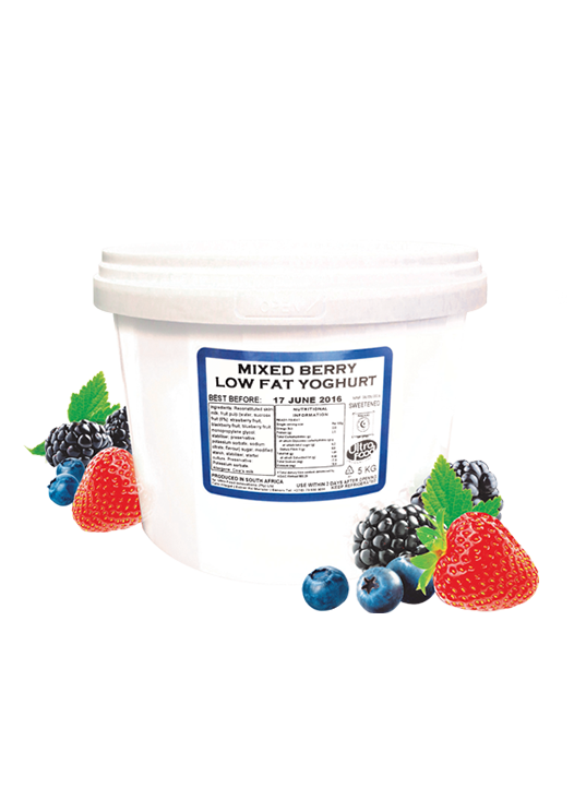 5KG Low Fat Yoghurt Buckets(13 Flavours)