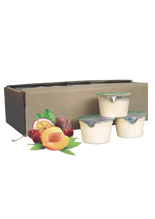 Case of 20 x 80ml Low Fat Yoghurt Cups
