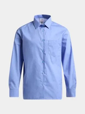 Long Sleeve Colour School Shirt (Khaki, Blue,yellow)