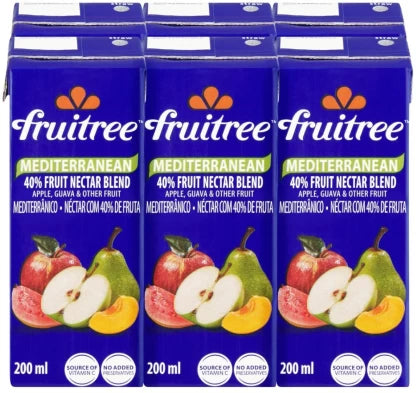 Fruitee Strawberry Banana Nectar (6 x 200ml Juice Boxes)