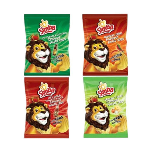 Simba Assorted Chips (12 x 36g Packs)